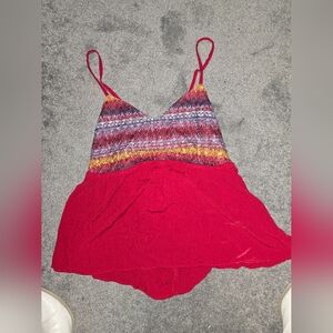 💋5/20 nobo red tank top xl